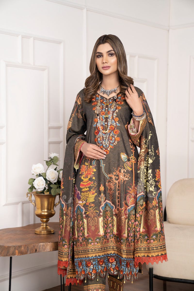 Winter Ready to Wear Khaddar Collection by MISKI 04