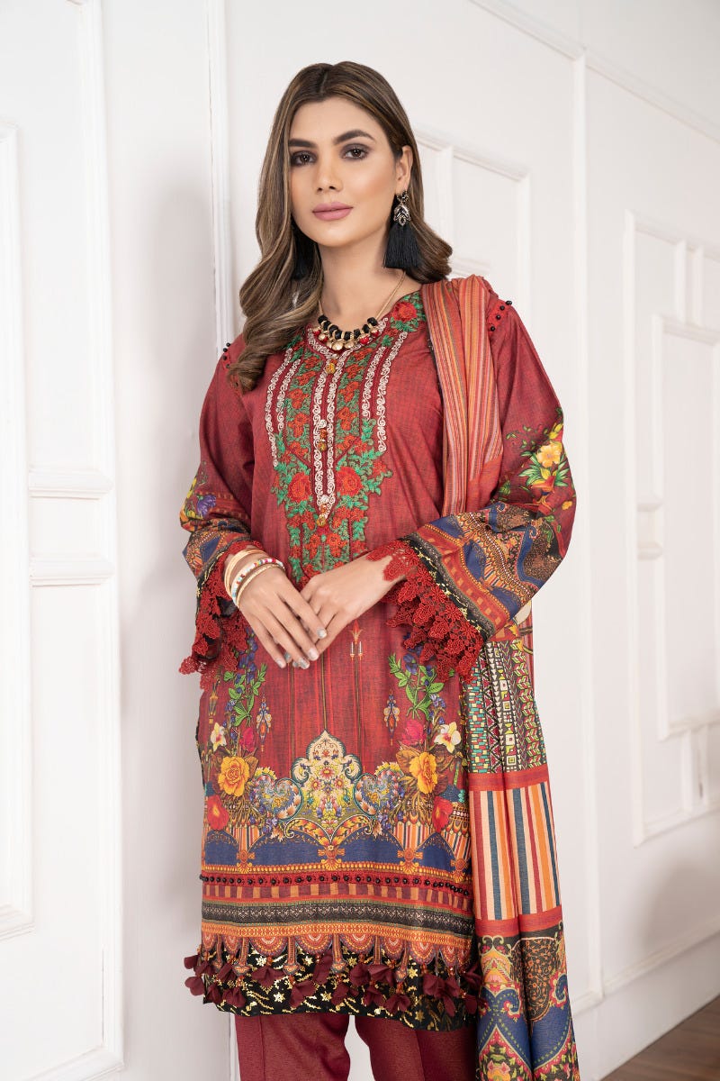 Winter Ready to Wear Khaddar Collection by MISKI 08