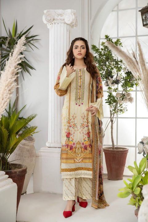 Luxury Lawn Ready to Wear Eid Collection by Mona 06