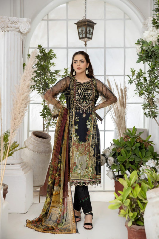 Luxury Lawn Ready to Wear Eid Collection by Mona 08