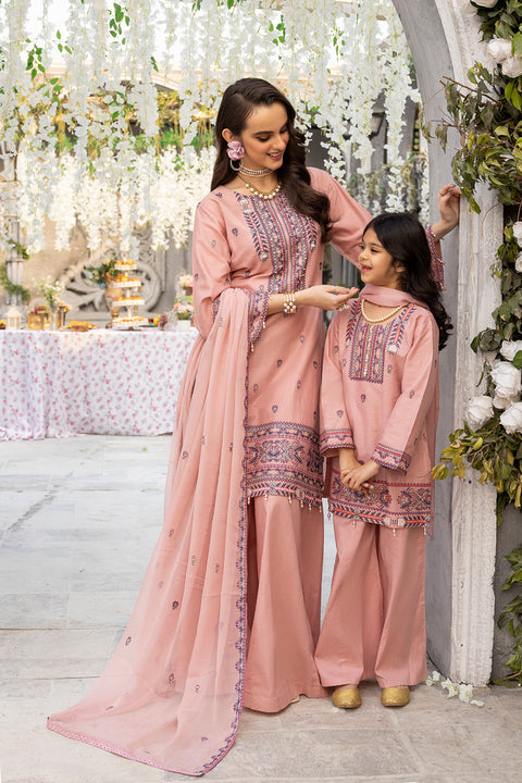 3pc Mona Cotton Essential Girls Dress 04