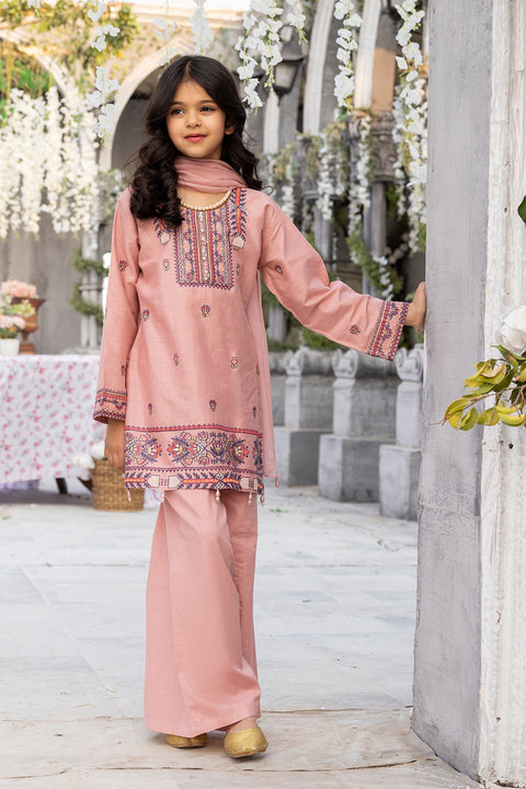 3pc Mona Cotton Essential Girls Dress 04