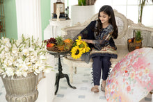 Kids Ready to Wear 3 Pcs Embroidered Lawn Collection by Mona 09