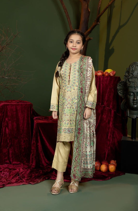 Kids Winter Ready to Wear Shawl Collection by Mona 08