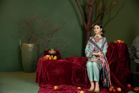 Winter Ready to Wear Shawl Collection by Mona 09