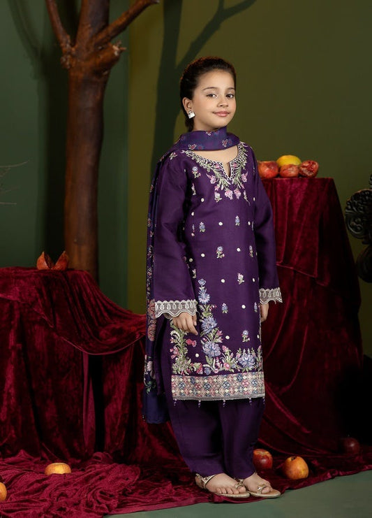 Kids Winter Ready to Wear Shawl Collection by Mona 03