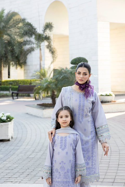 3pc Cotton Embroidered Eid Dress 05