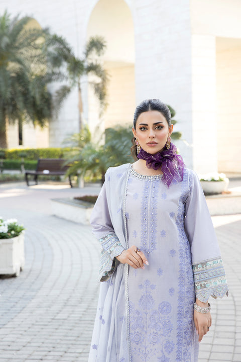 3pc Cotton Embroidered Eid Dress 05