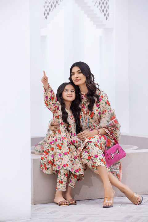 Zaiwa Ready to Wear Linen Girls Dress 05