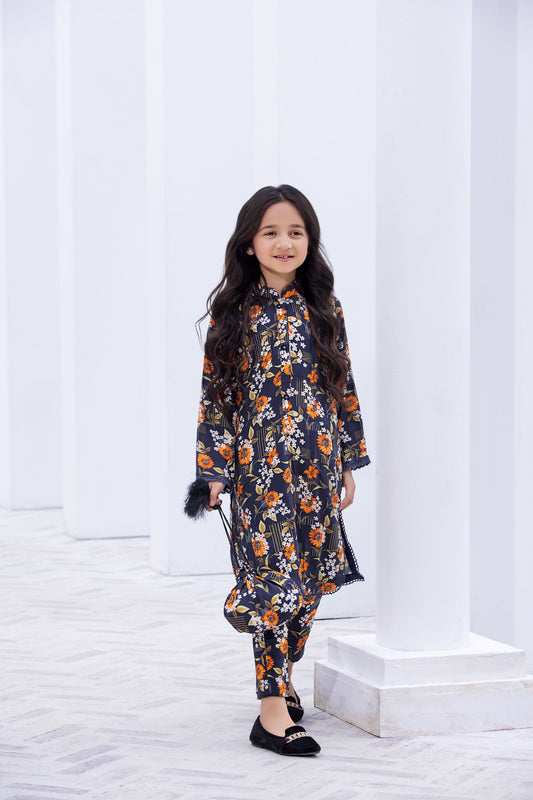 Zaiwa Ready to Wear Linen Girls Dress 06