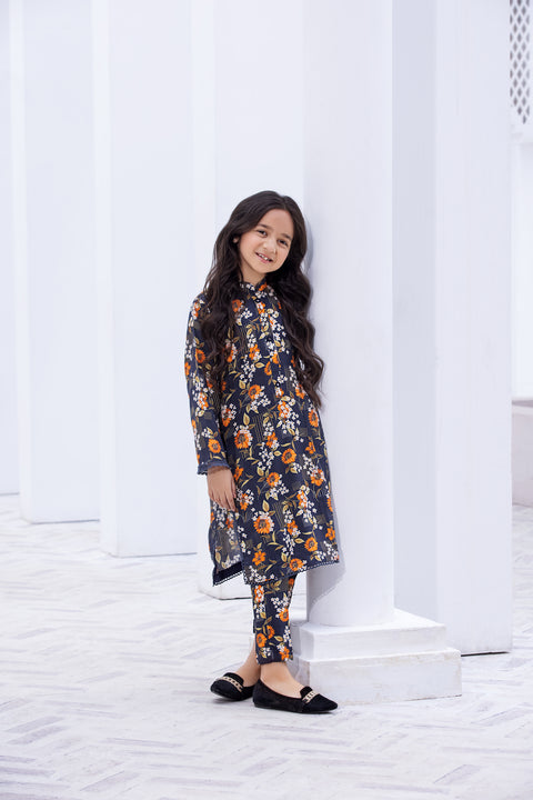 Zaiwa Ready to Wear Linen Girls Dress 06