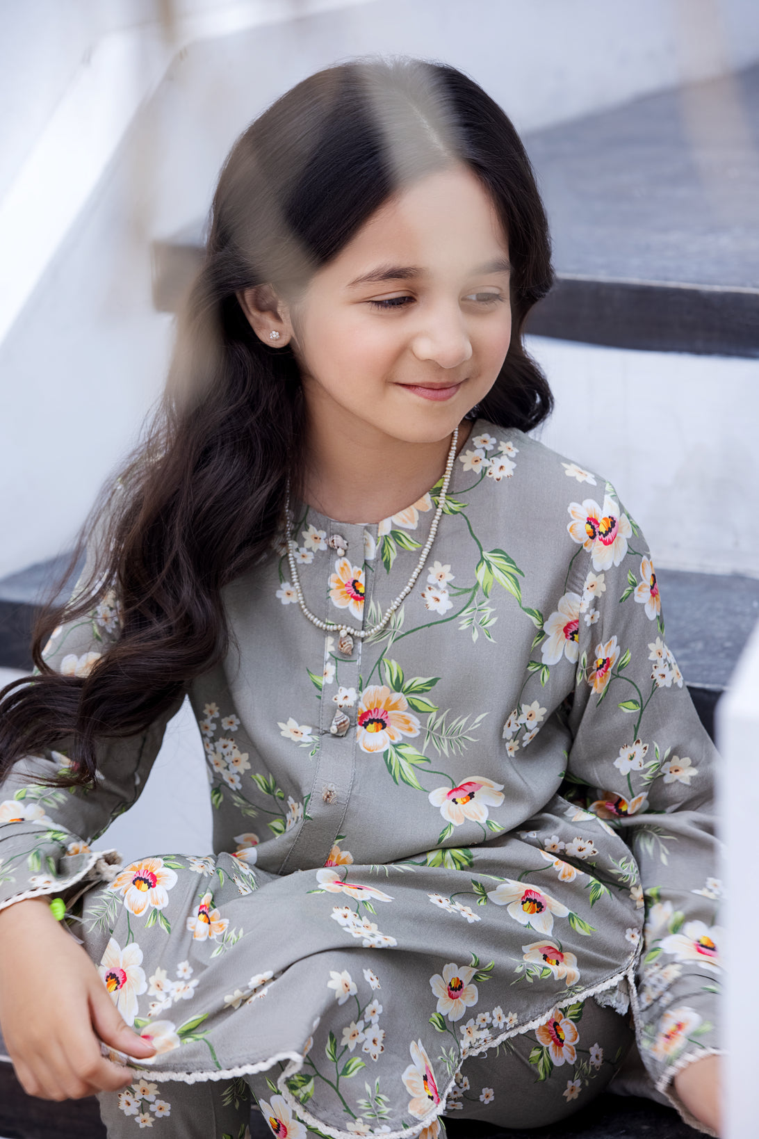 Zaiwa Ready to Wear Linen Girls Dress 07