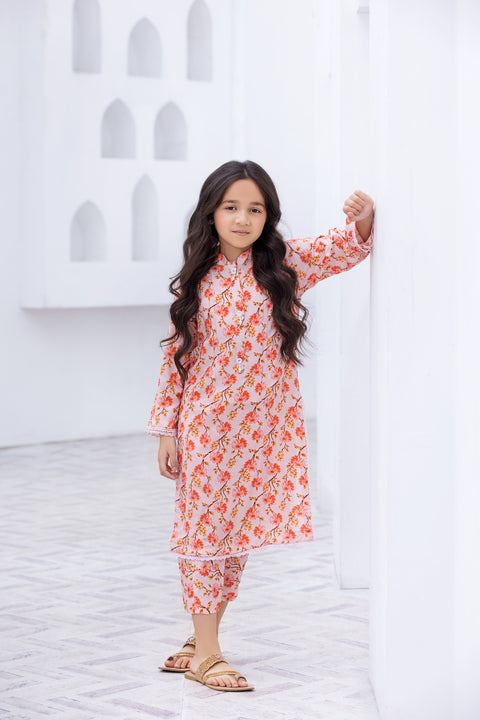 Zaiwa Ready to Wear Linen Girls Dress 09