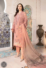 Maria B. Chiffon Ash pink and Grey 04