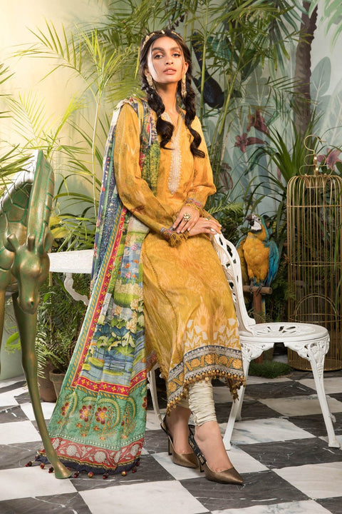 Maria B Ready to Wear Mprints Embroidered Lawn Collection 4A