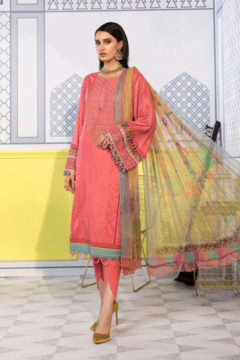 Maria B Ready to Wear Mprints Embroidered Lawn Collection 7A