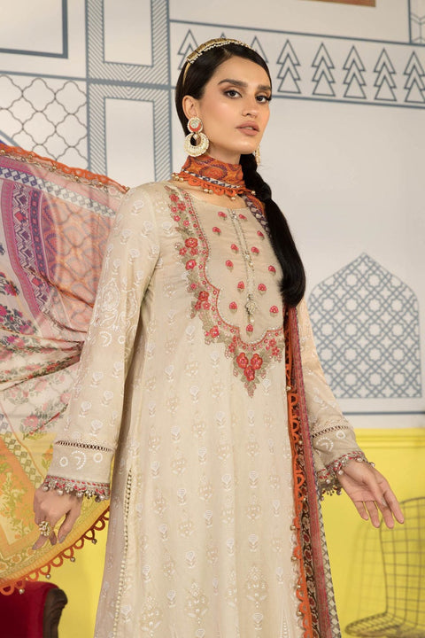 Maria B Ready to Wear Mprints Embroidered Lawn Collection 11A