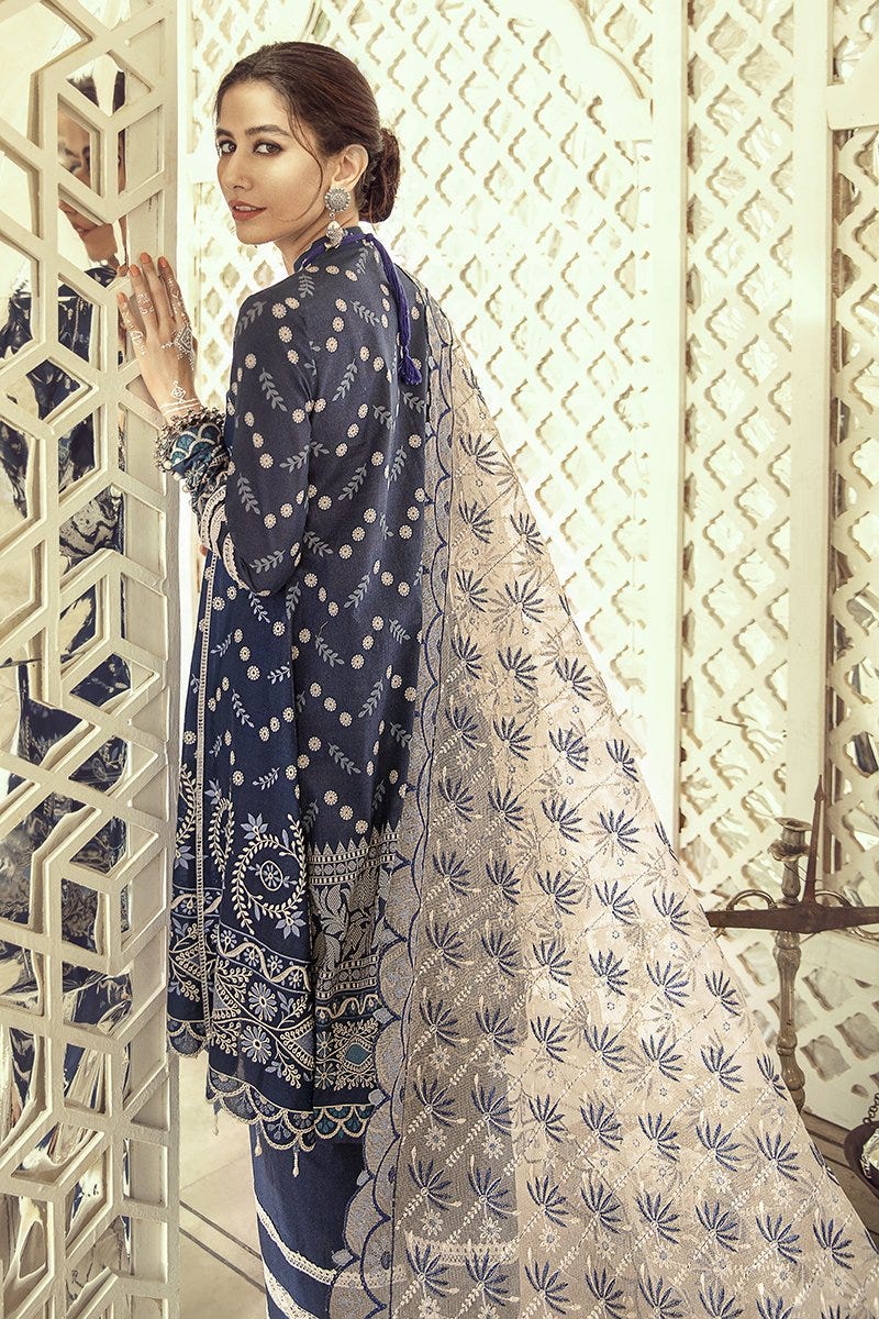 Luxury Lawn Sheesh Mahal Collection by Cross stitch