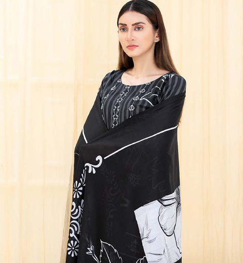 Premium Ready to Wear 3 Pcs digital Lawn Collection 10