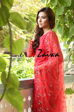 Red Charm luxury Pret by Zaiwa
