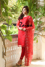 Red Charm luxury Pret by Zaiwa