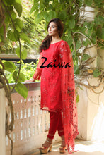 Red Charm luxury Pret by Zaiwa