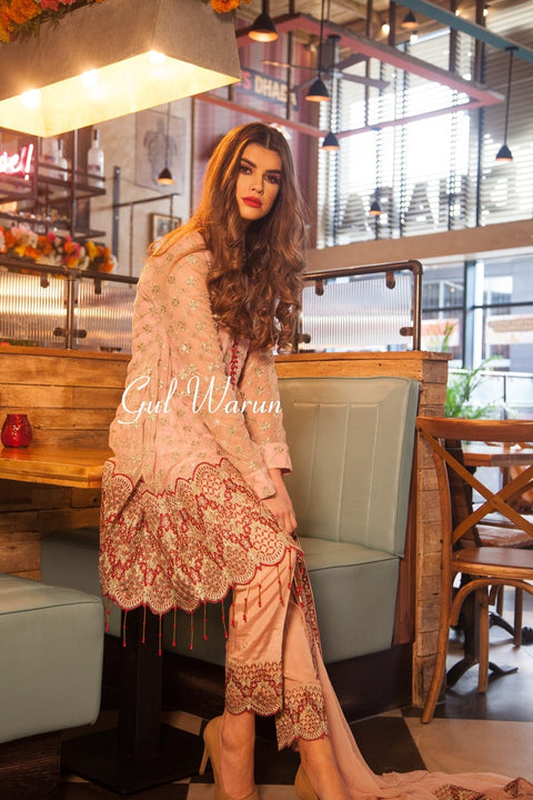 Zephyr Luxury Chiffon Dress by Gulwarun