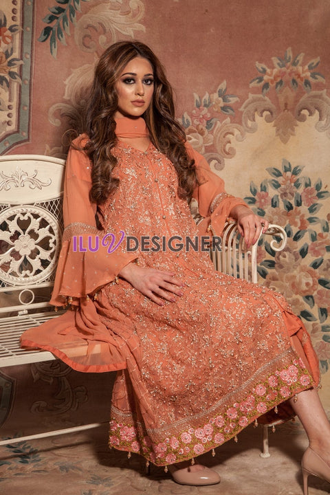 Luxury Embroidered Formal  Dress by Simrans