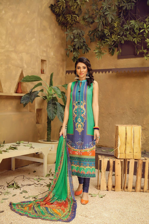Jacquard Lawn Ready to Wear 3 Pcs Embroidered Dress by Panache 07