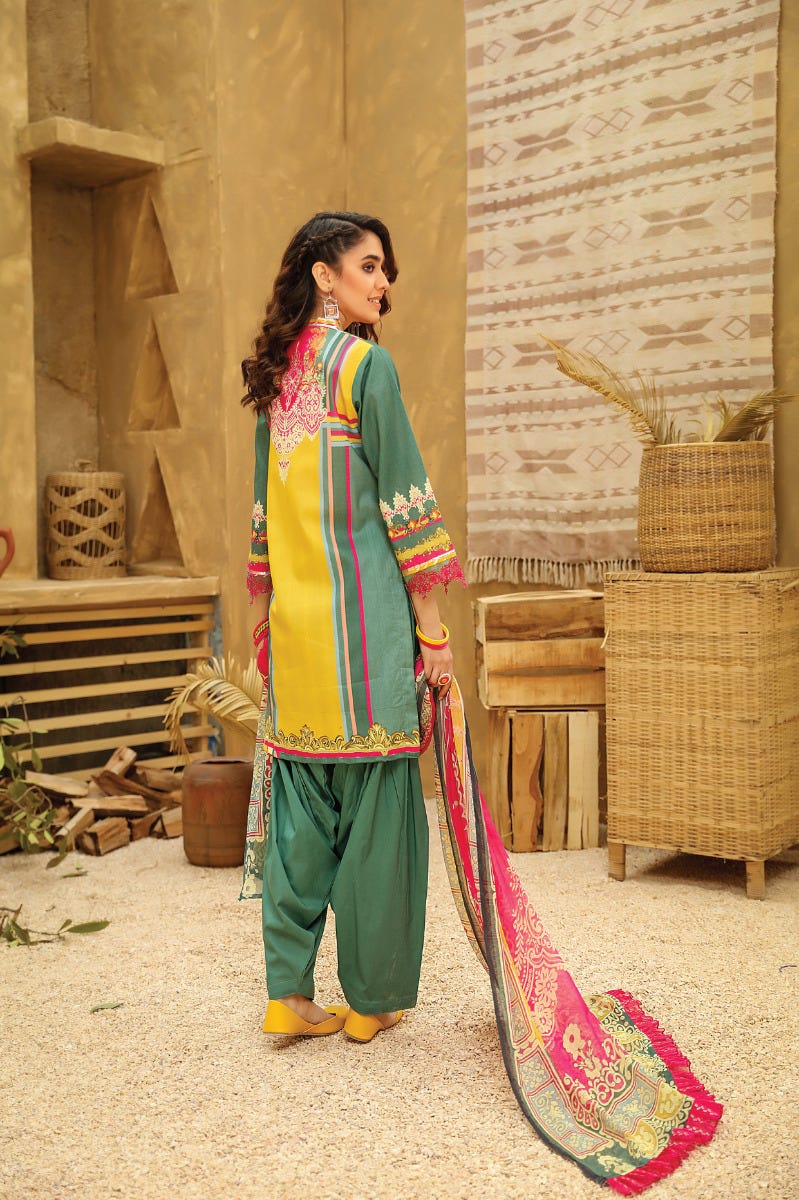 Jacquard Lawn Ready to Wear 3 Pcs Embroidered Dress by Panache 10