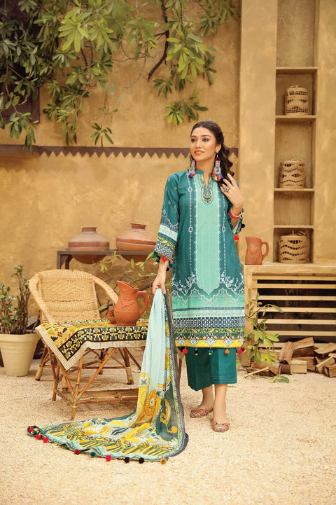 Jacquard Lawn Ready to Wear 3 Pcs Embroidered Dress by Panache 05