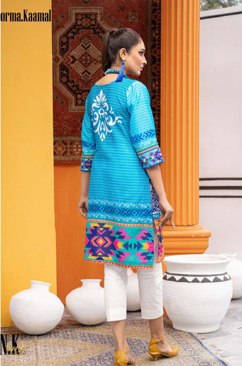 Ready to Wear Digital Printed Kurta by Noorma Kamal 02