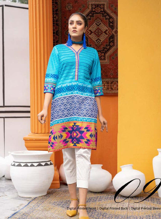 Ready to Wear Digital Printed Kurta by Noorma Kamal 02