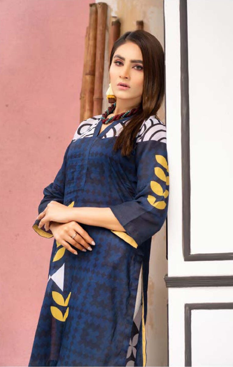 Ready to Wear Digital Printed Kurta by Noorma Kamal 03