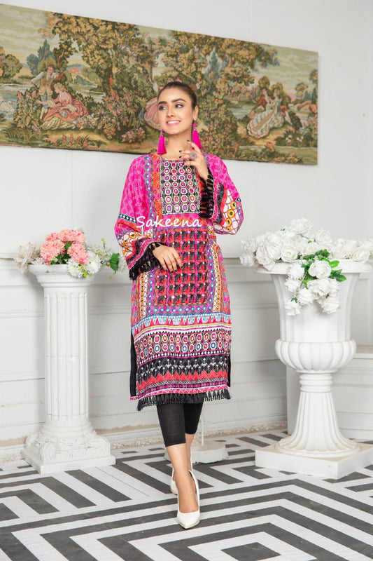 Ready to Wear Embroidered Kurta by Sakeena Hasan 03