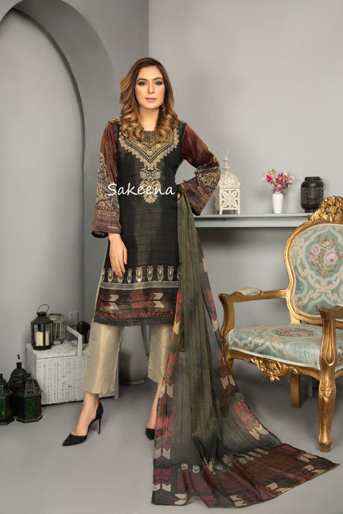 Ready to Wear Hand worked Dress by Sakeena Hasan 04