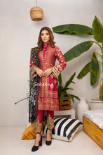 Silk Block printed Ready to Wear Dress by Sakeena Hasan 04