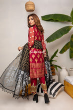Silk Block printed Ready to Wear Dress by Sakeena Hasan 04