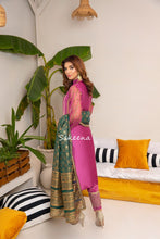 Silk Block printed Ready to Wear Dress by Sakeena Hasan 06