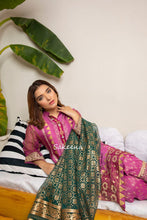 Silk Block printed Ready to Wear Dress by Sakeena Hasan 06