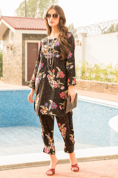 Winter Linen 2 Pcs Ready to Wear Dress by Sakeena Hasan 11