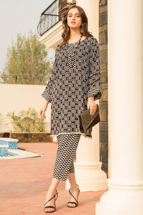 Winter Linen 2 Pcs Ready to Wear Dress by Sakeena Hasan 02