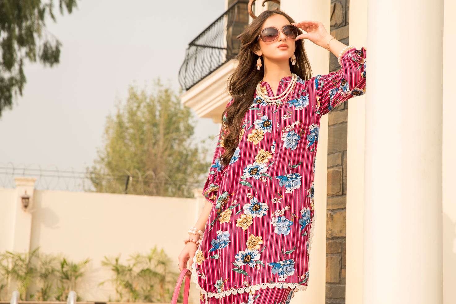 Winter Linen 2 Pcs Ready to Wear Dress by Sakeena Hasan 03