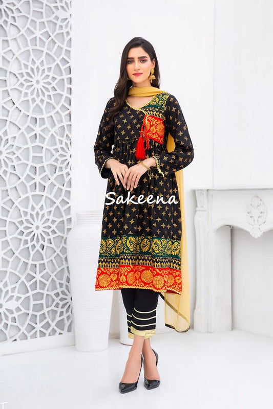 Winter Ready to Wear 3 Pcs Collection by Sakeena Hasan 03