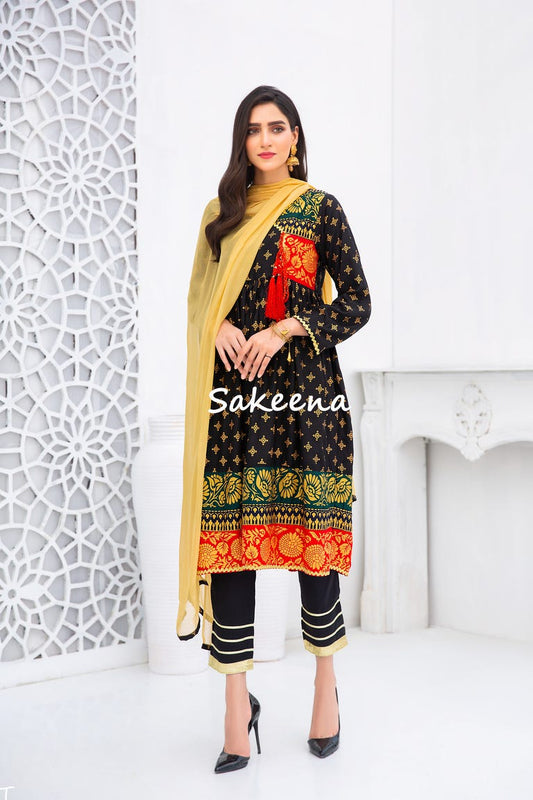 Winter Ready to Wear 3 Pcs Collection by Sakeena Hasan 03