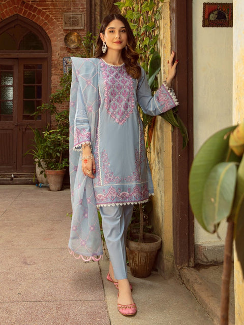 Luxury Lawn Ready to Wear Embroidered Collection by Shanyera 01