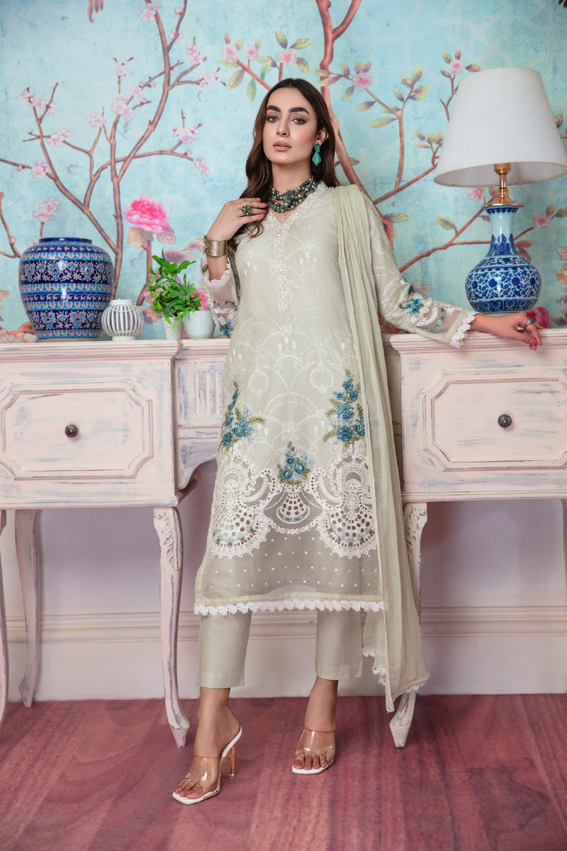 Chikankari Ready to Wear Lawn Collection by Simrans 01