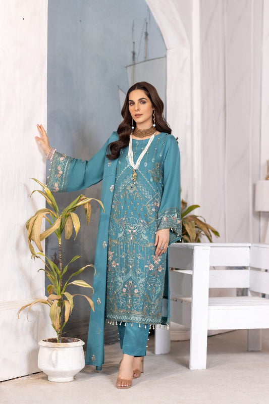 Women Chiffon Collection with Handwork by Simrans 05