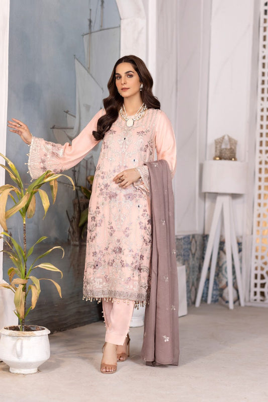 Women Chiffon Collection with Handwork by Simrans 06