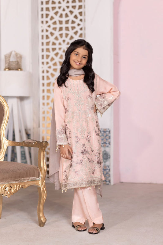 Kids Chiffon Collection with Handwork by Simrans 06